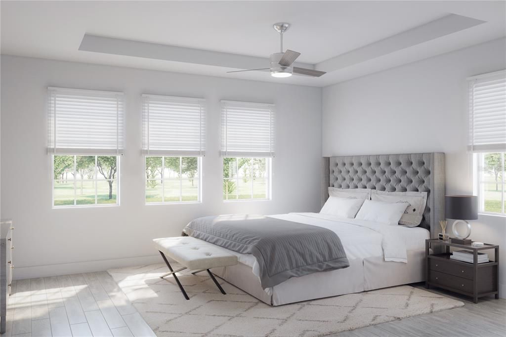 Bedroom, Interior, Wood Texture Flooring