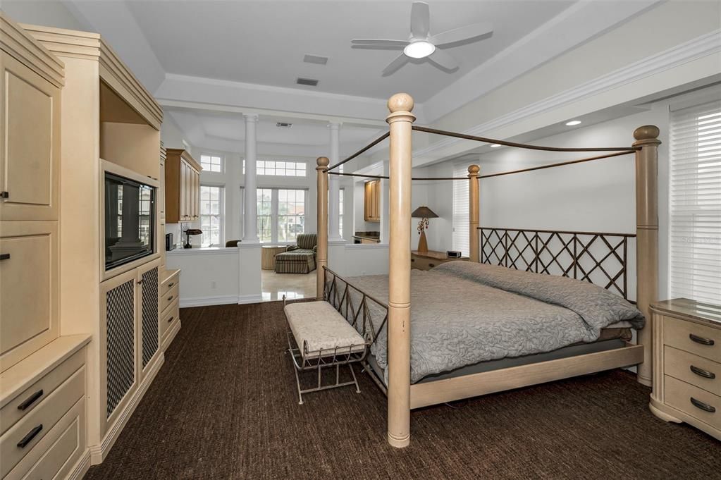 Bedroom, Interior, Recessed Lighting