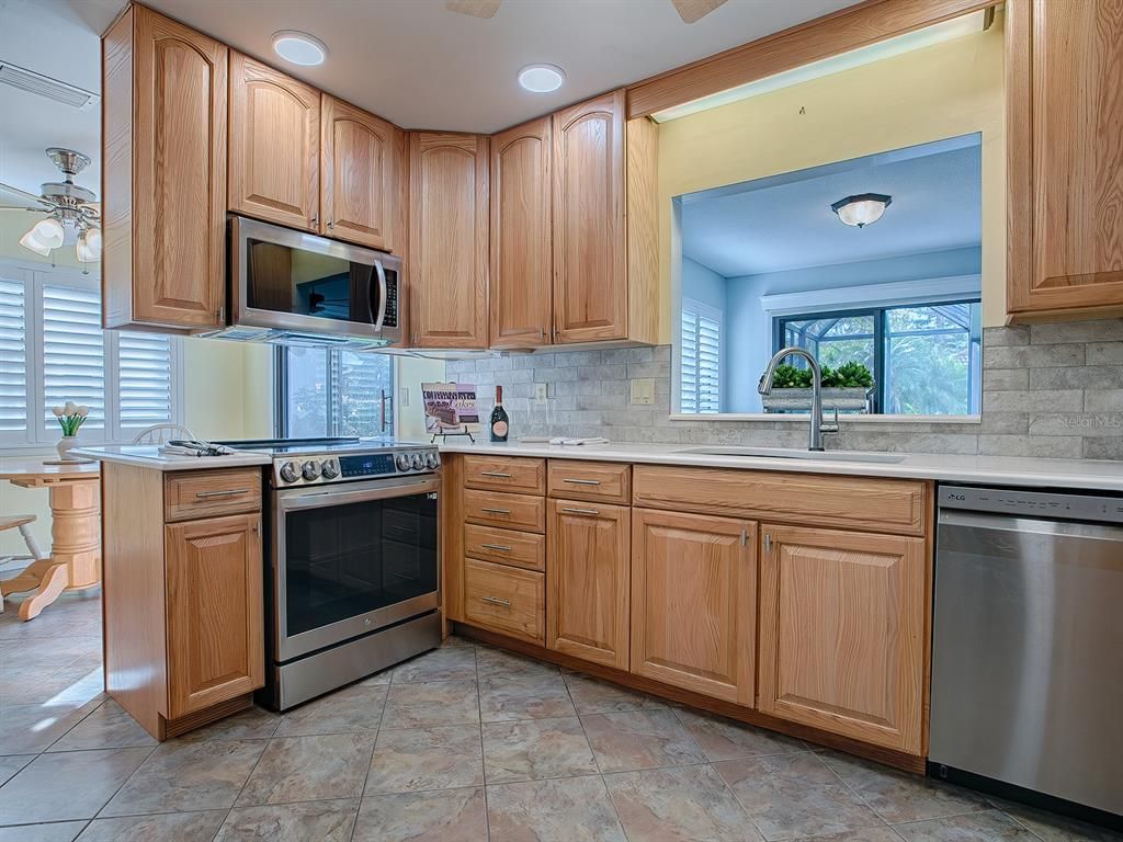 Interior, Kitchen, Recessed Lighting, Stainless Steel Appliances