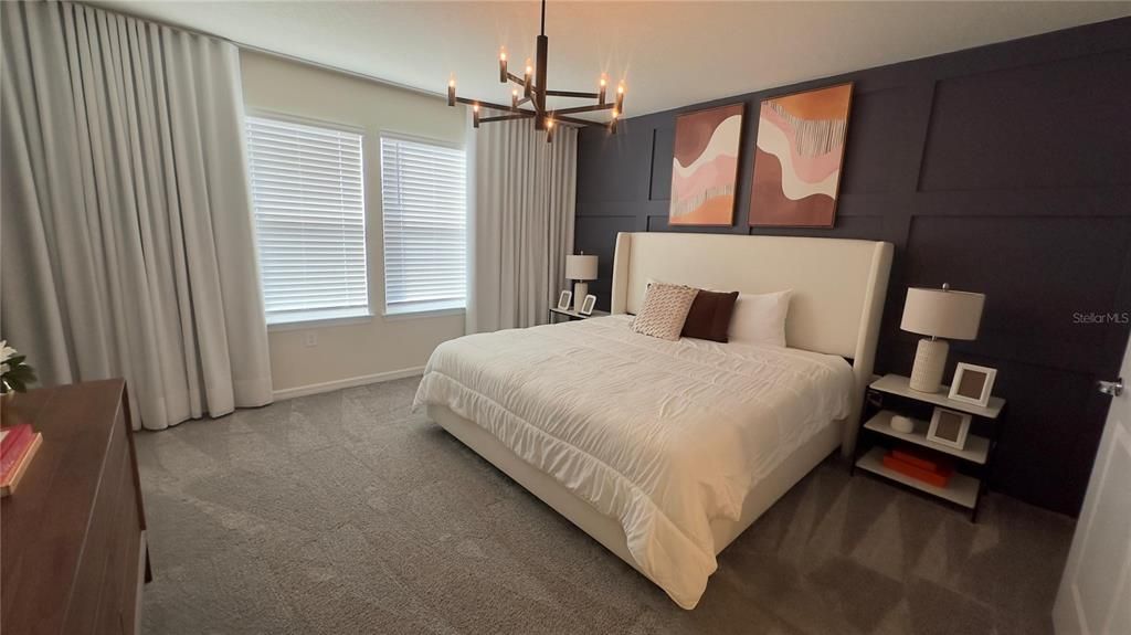 Bedroom, Interior, Pendant Lights