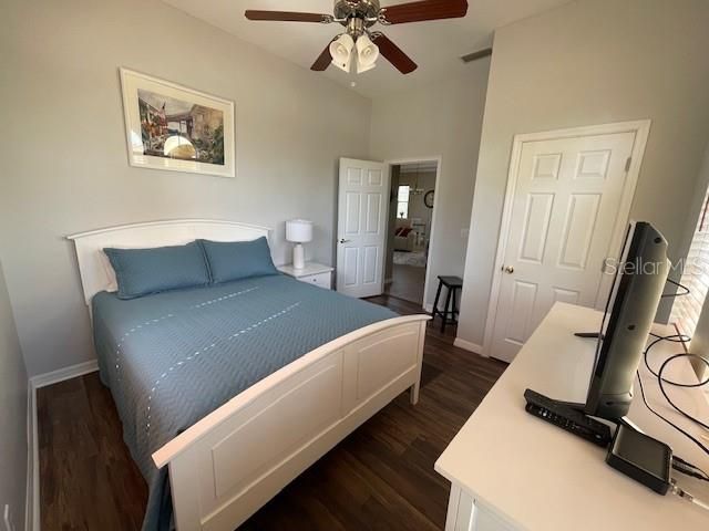 Bedroom, Home Office, Interior, Wood Texture Flooring