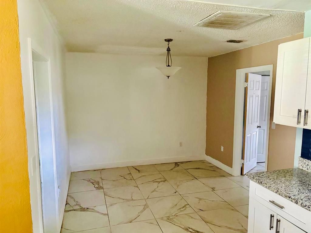 Empty room, Interior, Marble, Pendant Lights