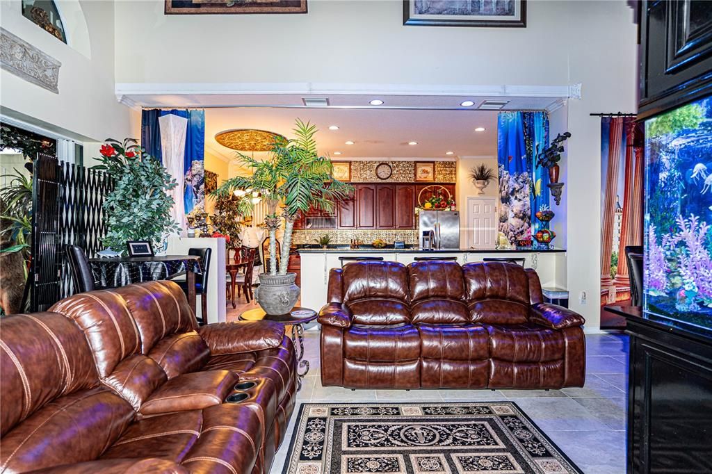 Interior, Kitchen, Living room, Recessed Lighting, Stainless Steel Appliances