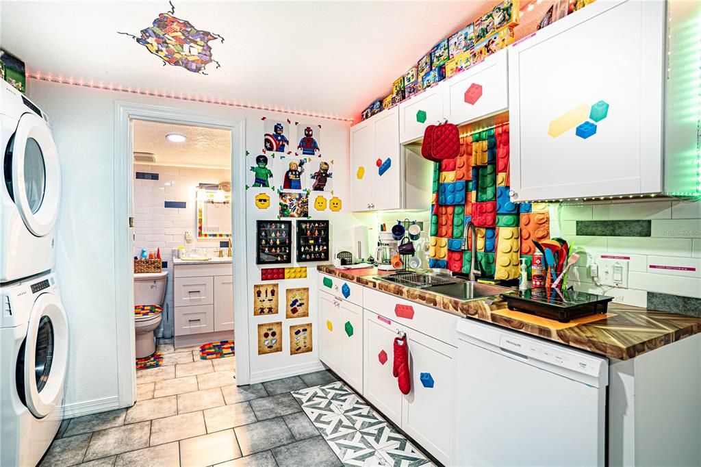 Interior, Recessed Lighting, Washer