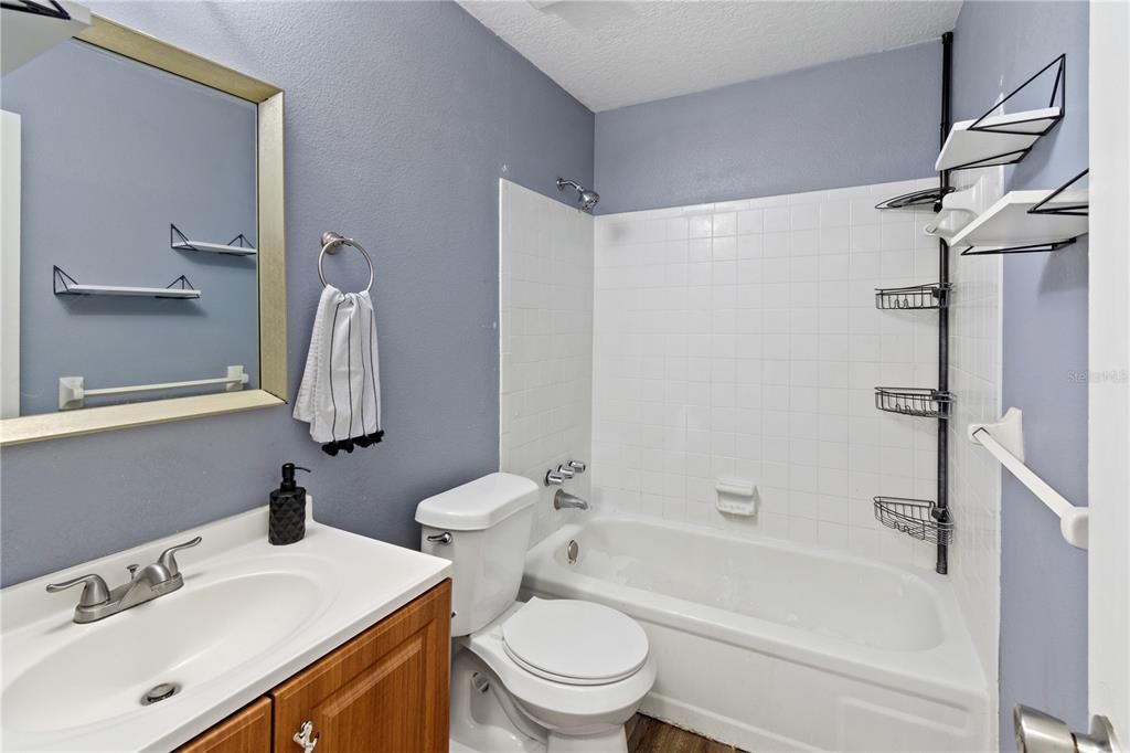 Bathroom, Interior, Wood Texture Flooring