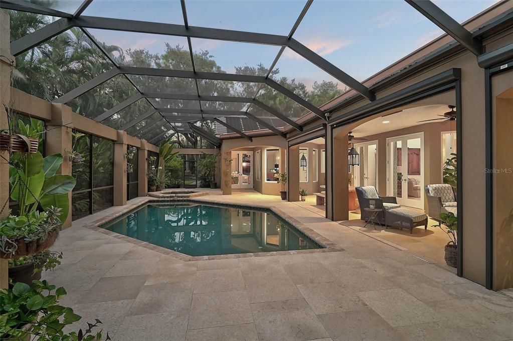 Glass Ceilings, Interior, Pool, Sun Room
