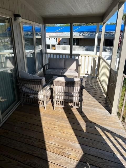 Exterior, Wood Texture Flooring