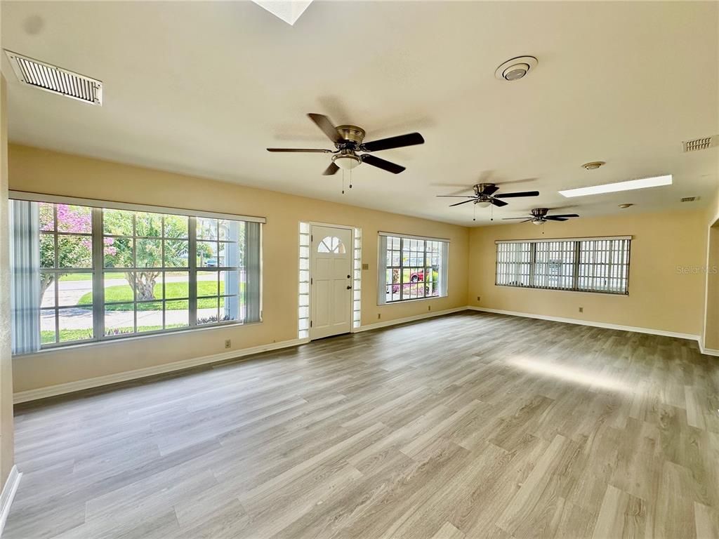 Empty room, Interior, Wood Texture Flooring