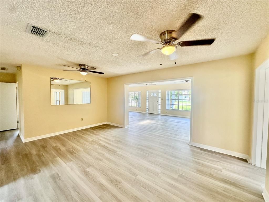 Empty room, Interior, Wood Texture Flooring