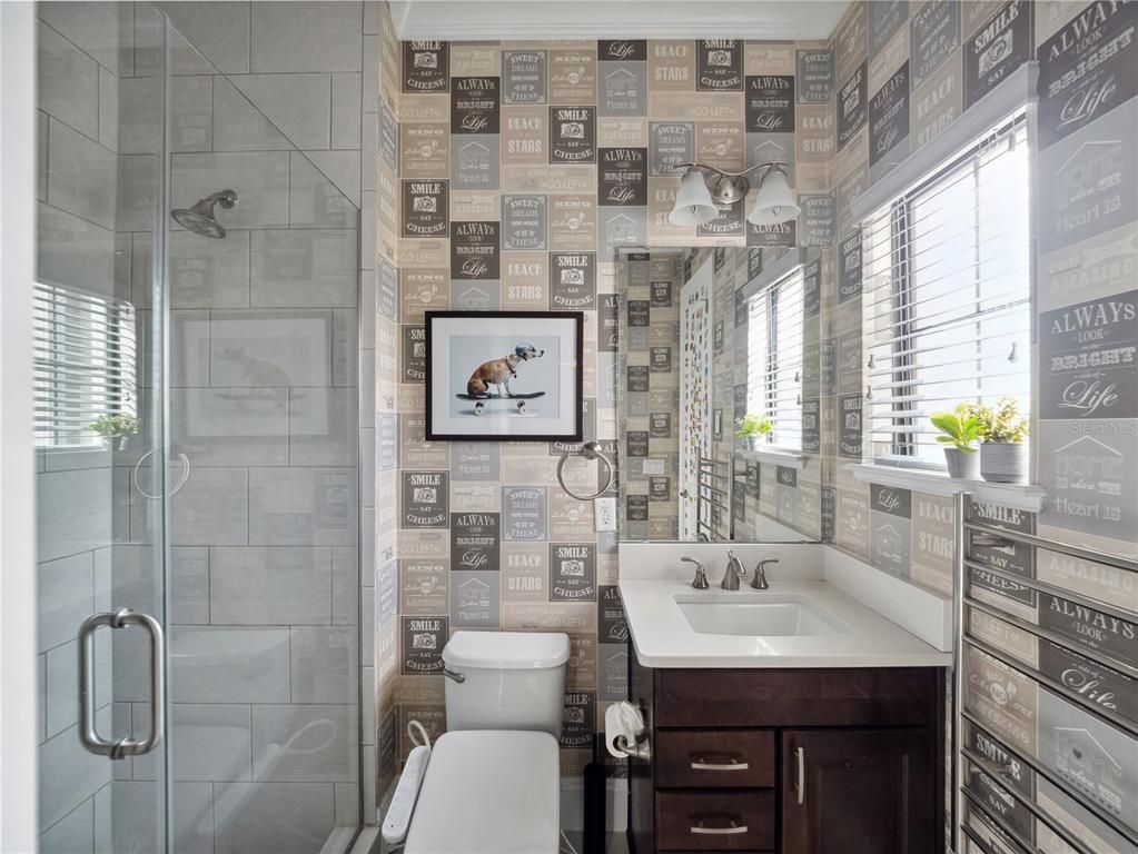 Bathroom, Glass Shower, Interior