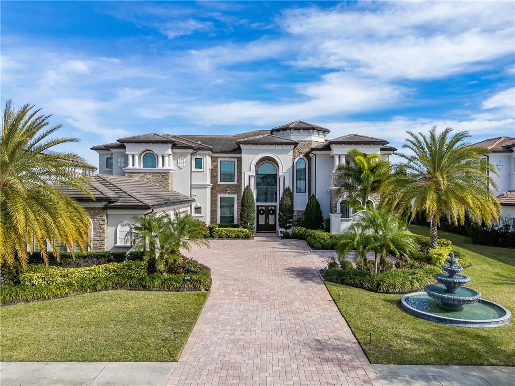 Backyard, Exterior, Facade, Mediterranean