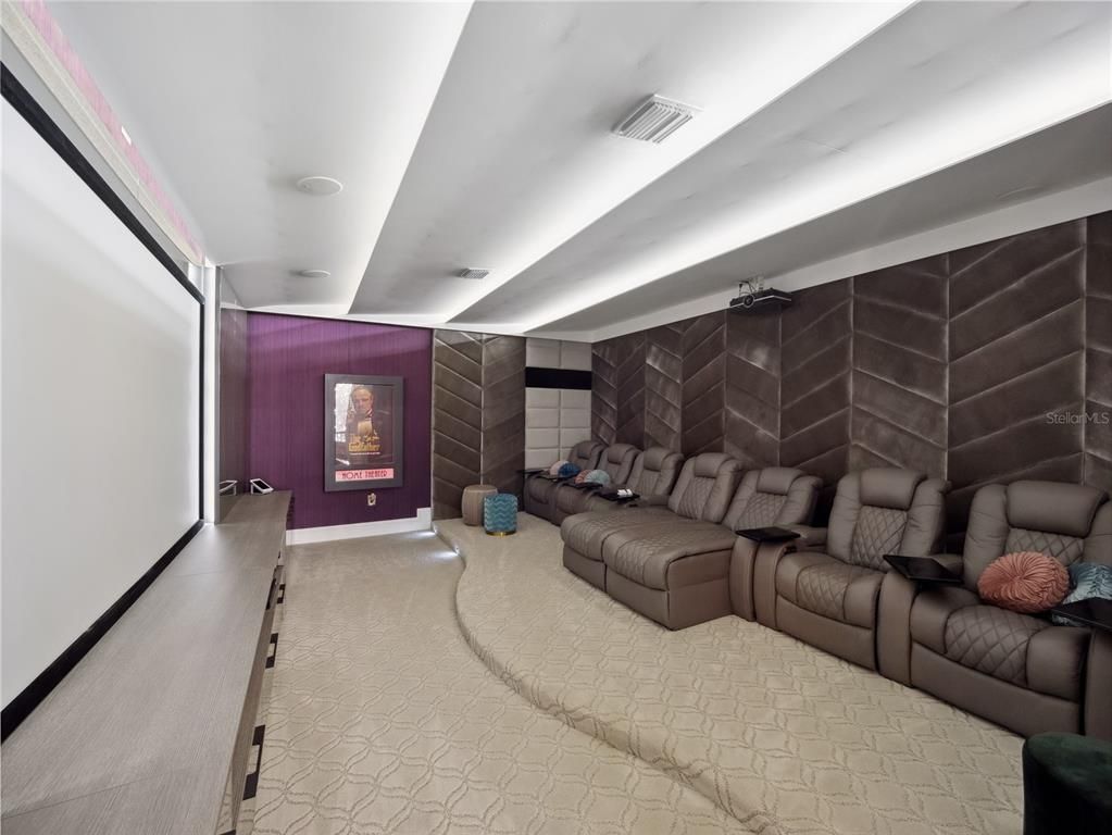 Interior, Projection Screen, Theatre Room