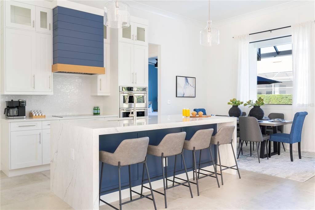 Dining room, Interior, Kitchen, Pendant Lights