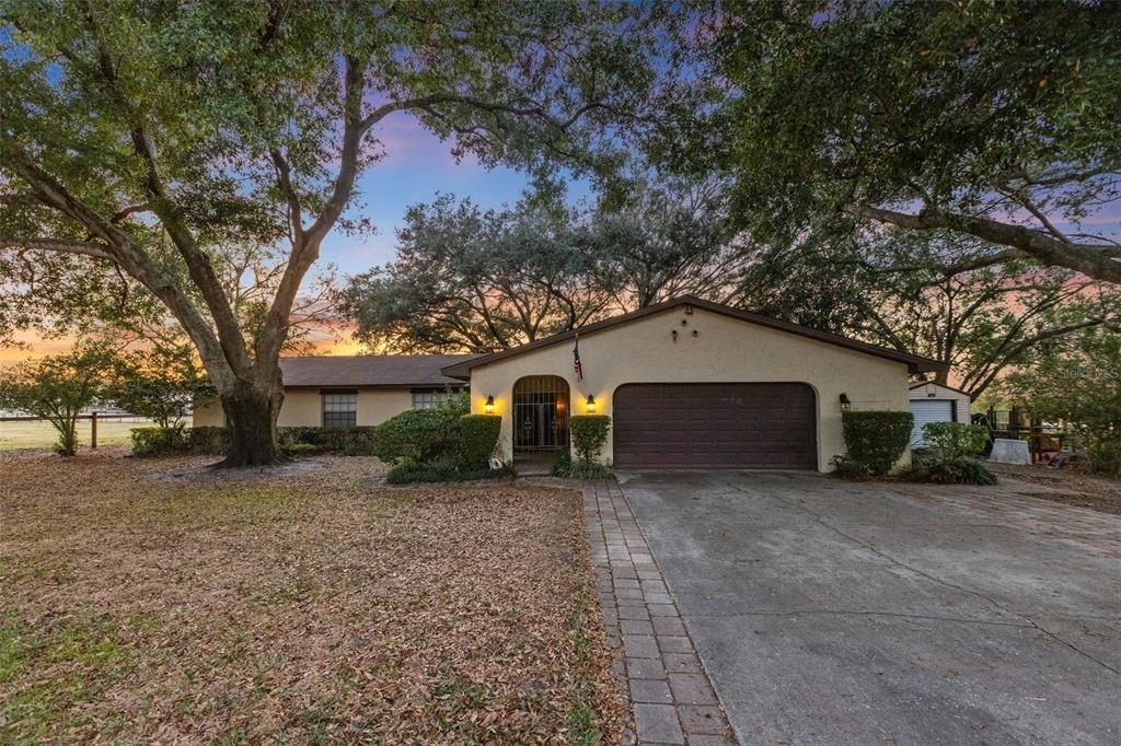 Attached, Backyard, Exterior, Facade, Ranch