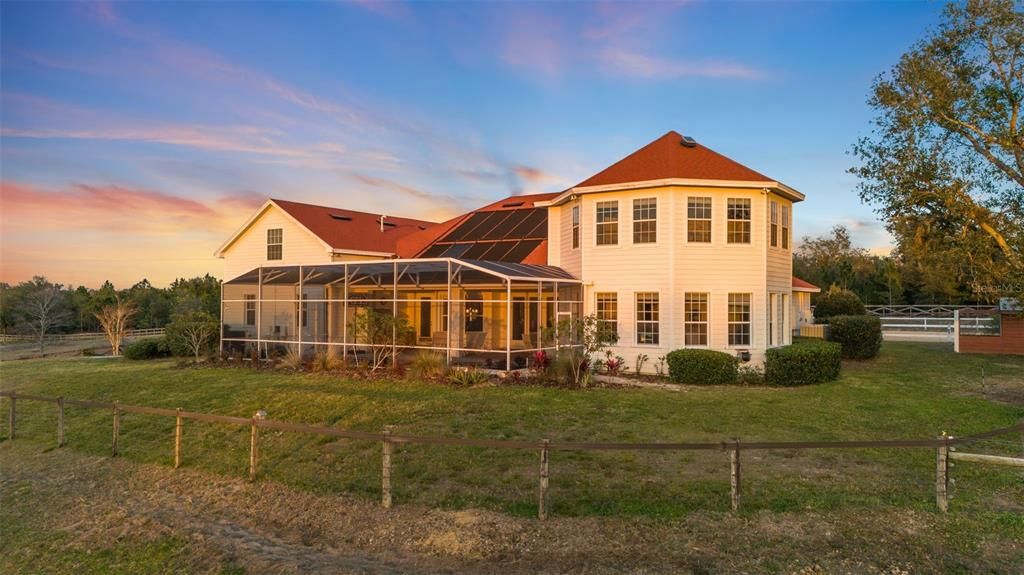 Backyard, Exterior, Facade, Solar Panels, Queen Anne Victorian