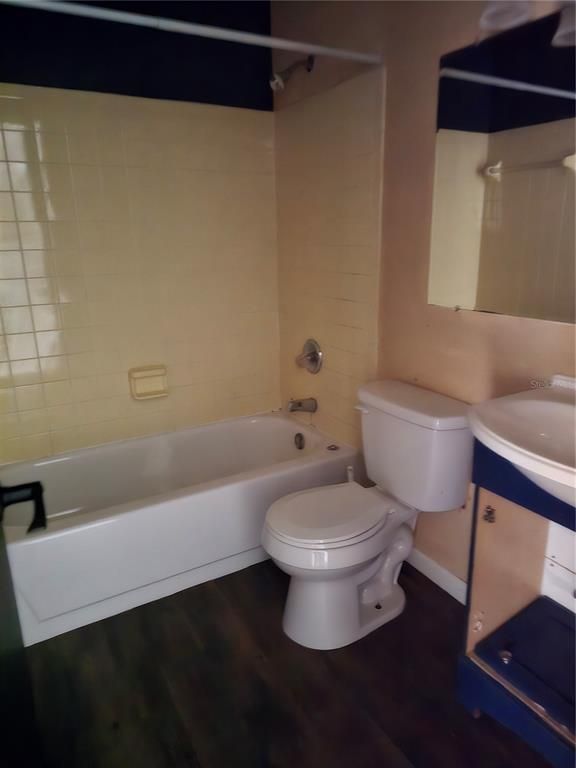 Bathroom, Interior, Wood Texture Flooring