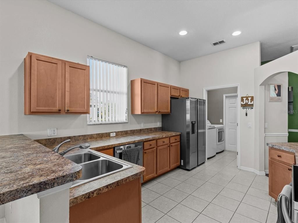 Interior, Kitchen, Recessed Lighting, Washer