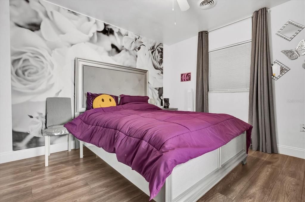 Bedroom, Interior, Wood Texture Flooring