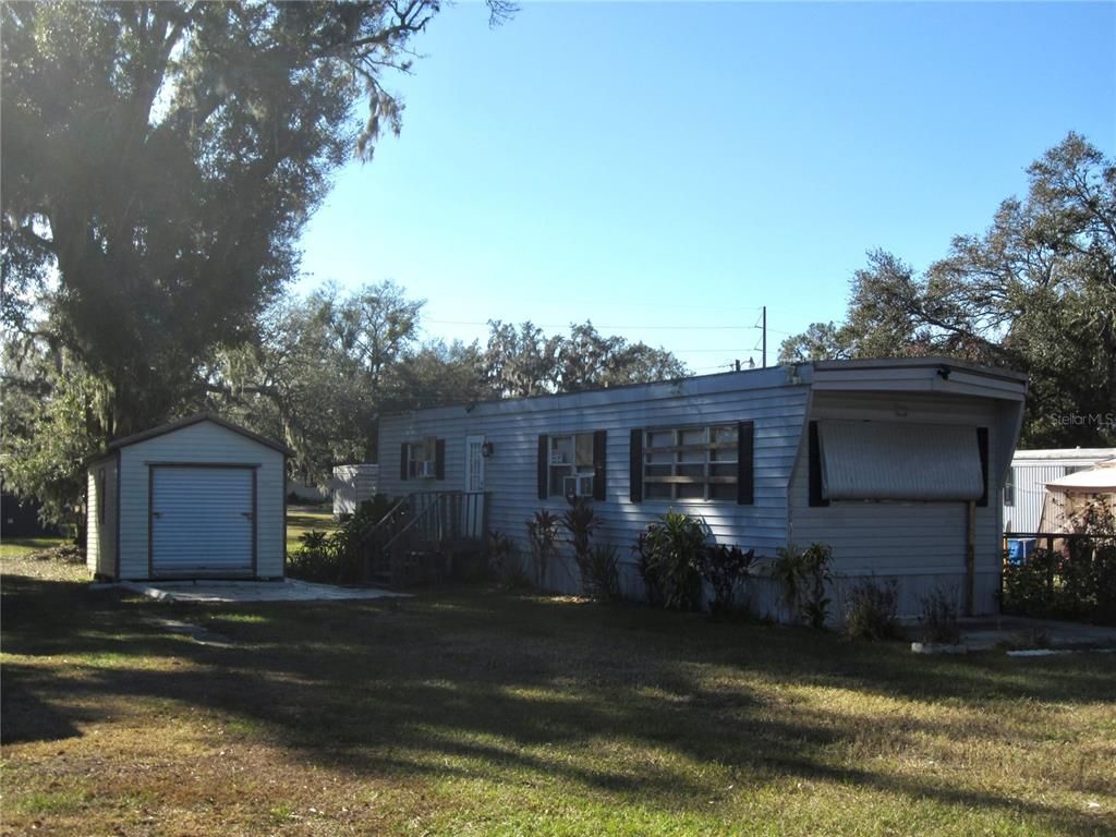 Backyard, Detached Garage, Exterior