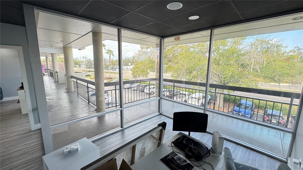 Interior, Sun Room, Wood Texture Flooring