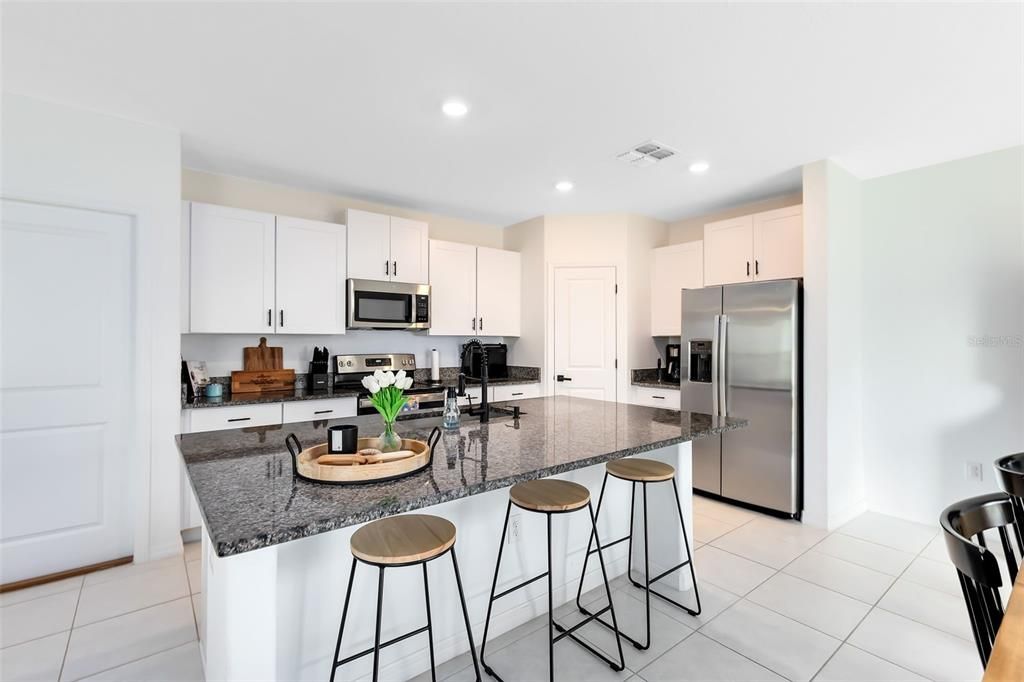 Interior, Kitchen, Recessed Lighting, Stainless Steel Appliances