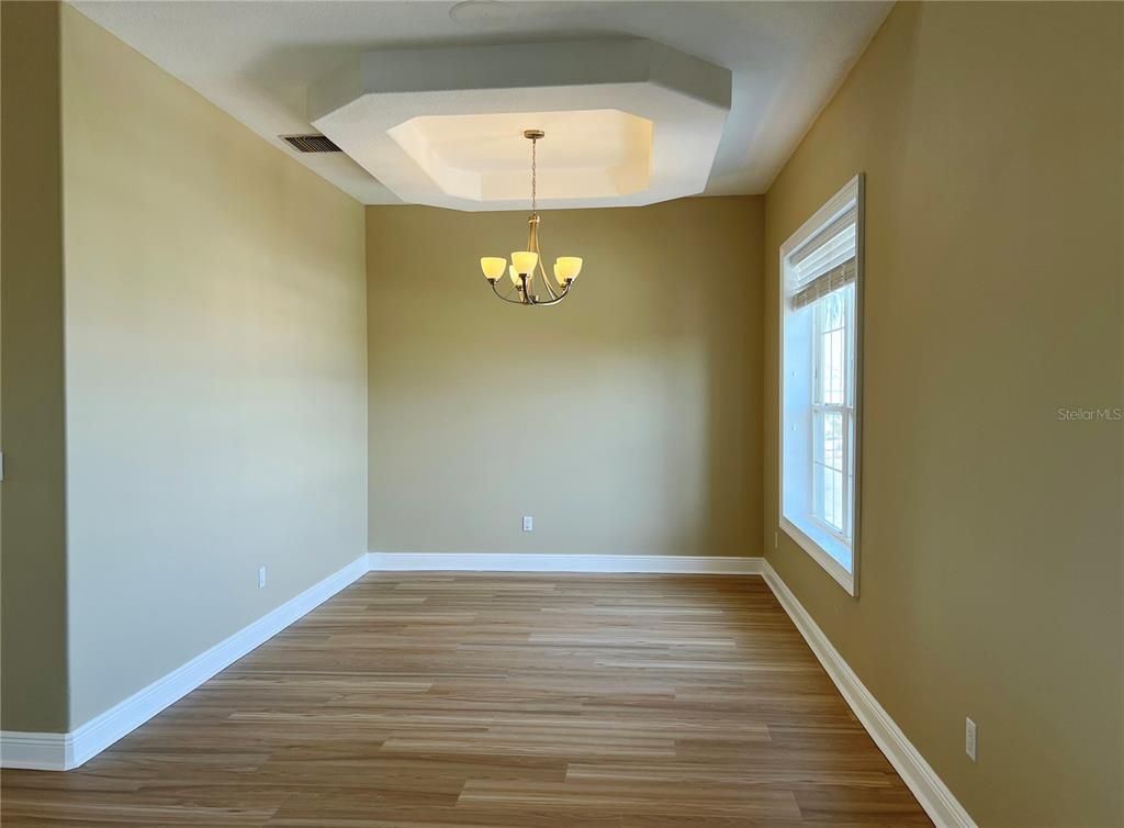 Chandelier, Empty room, Interior, Wood Texture Flooring