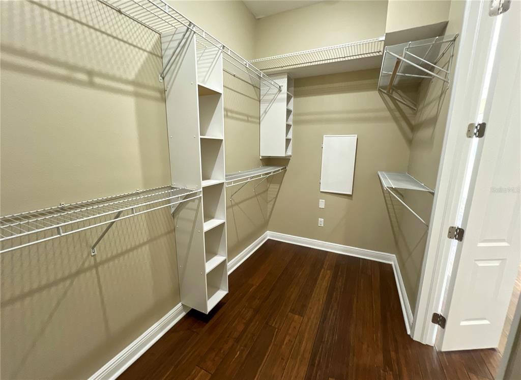 Interior, Walk-in Closets, Wood Texture Flooring