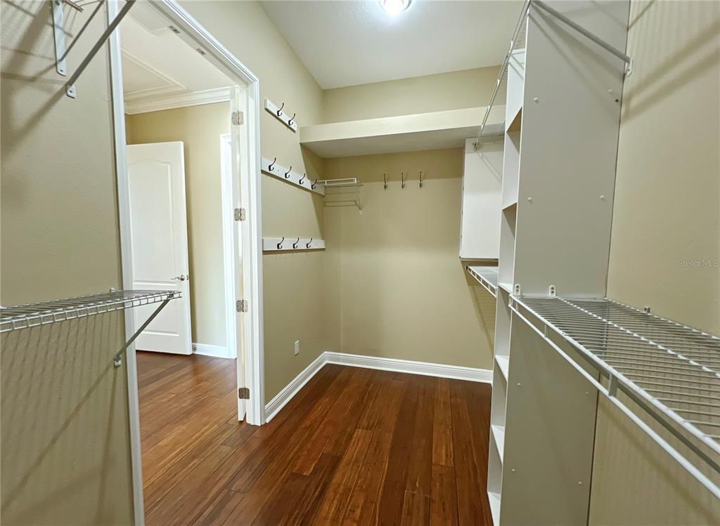Interior, Walk-in Closets, Wood Texture Flooring