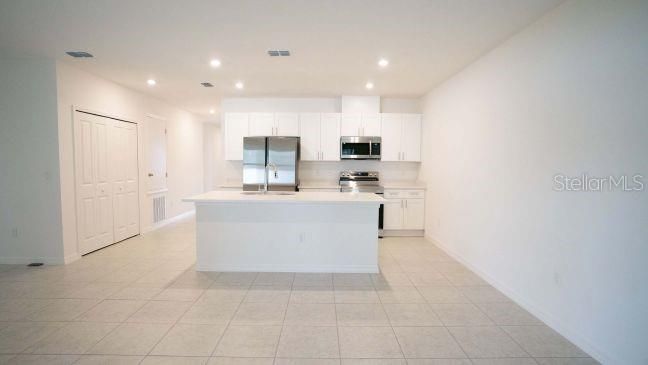 Interior, Kitchen, Recessed Lighting, Stainless Steel Appliances