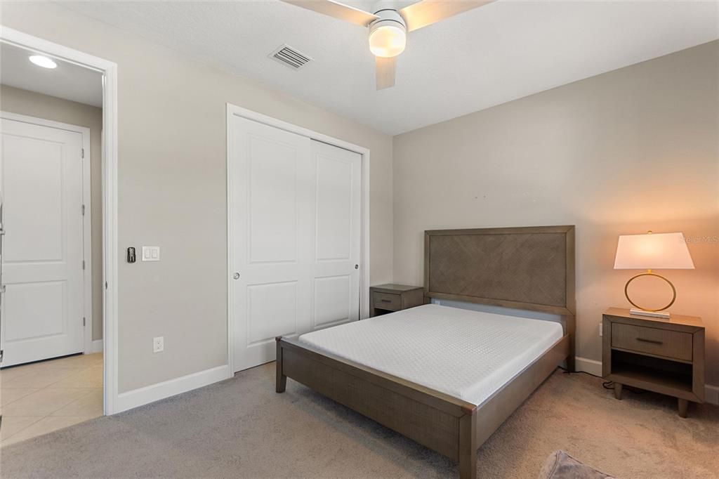 Bedroom, Interior, Recessed Lighting