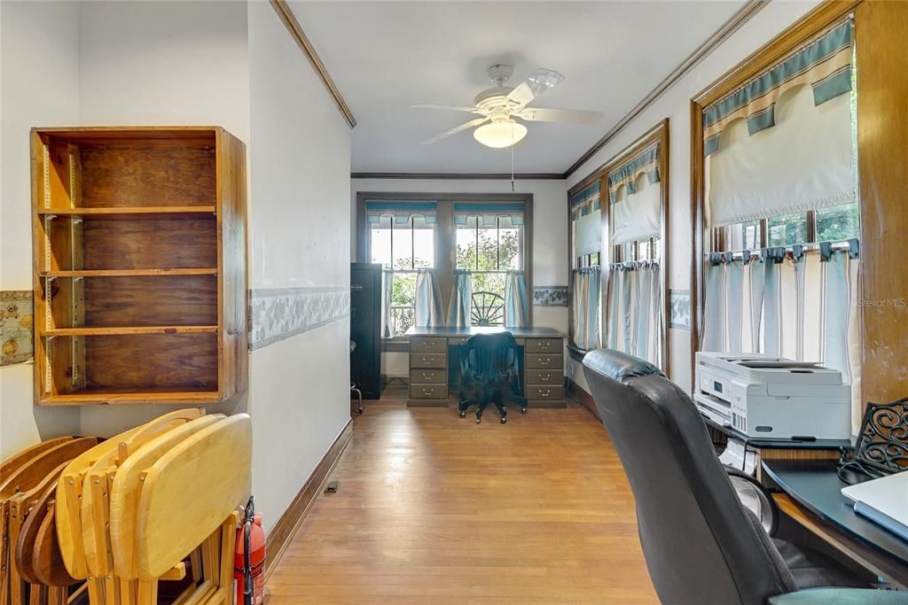 Home Office, Interior, Wood Texture Flooring