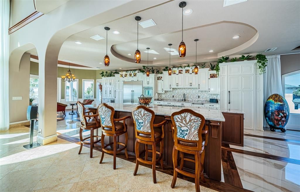 Chandelier, Interior, Kitchen, Pendant Lights, Recessed Lighting