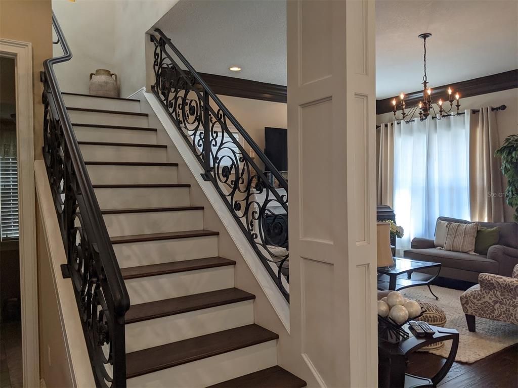 Chandelier, Interior, Living room, Recessed Lighting