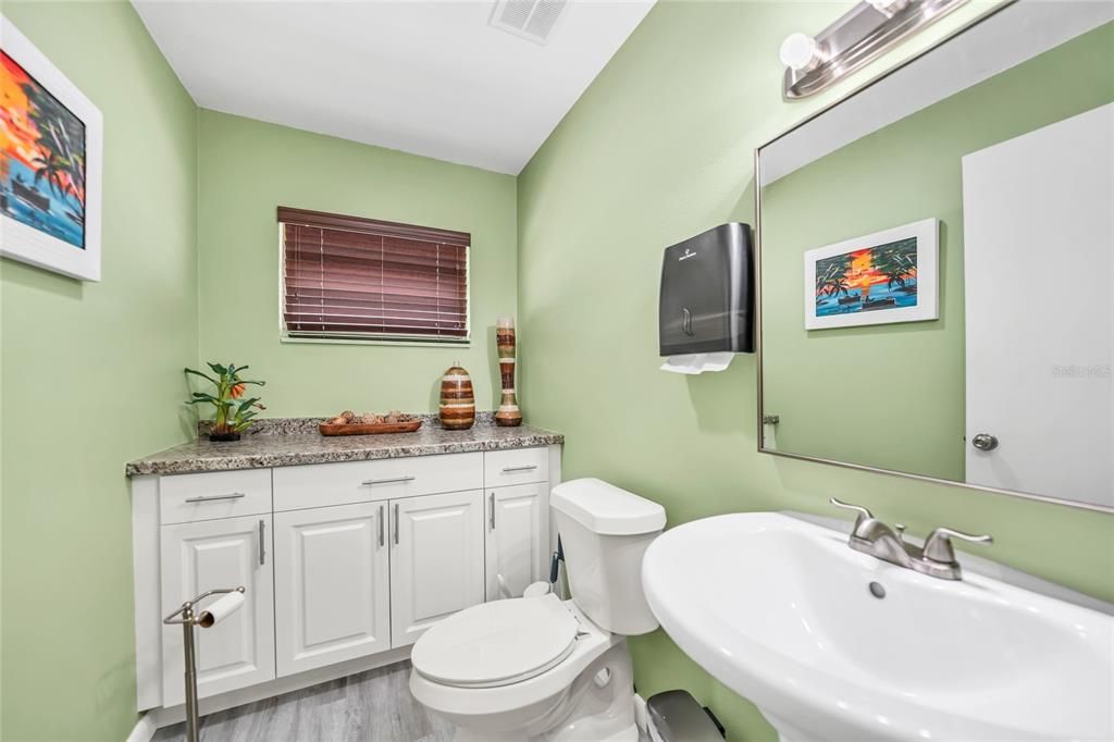 Bathroom, Interior, Wood Texture Flooring