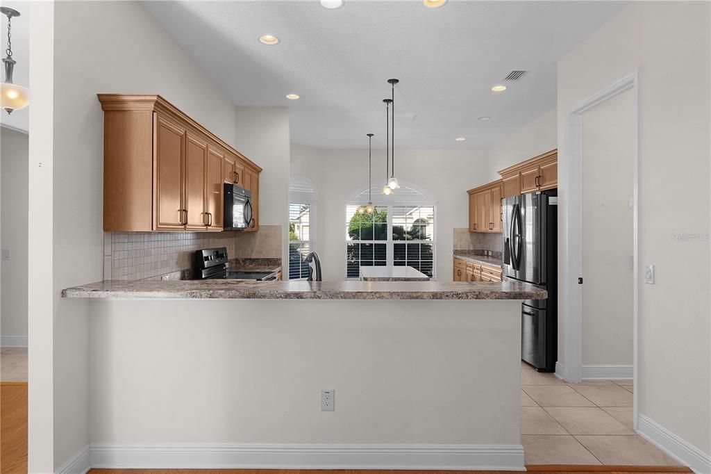 Interior, Kitchen, Pendant Lights, Recessed Lighting