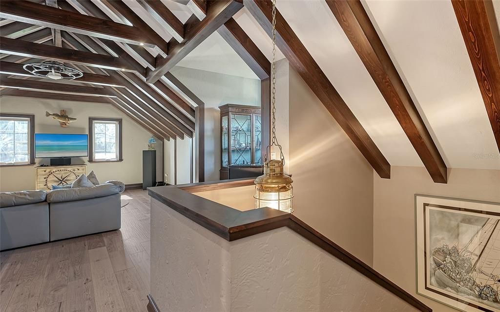 Interior, Wooden Beams, Wood Texture Flooring