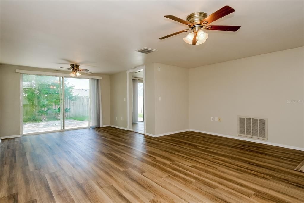 Empty room, Interior, Wood Texture Flooring