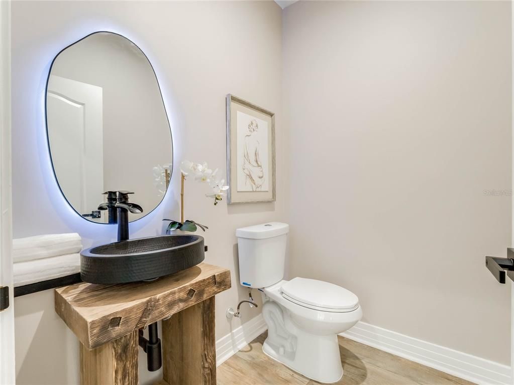 Bathroom, Interior, Wood Texture Flooring