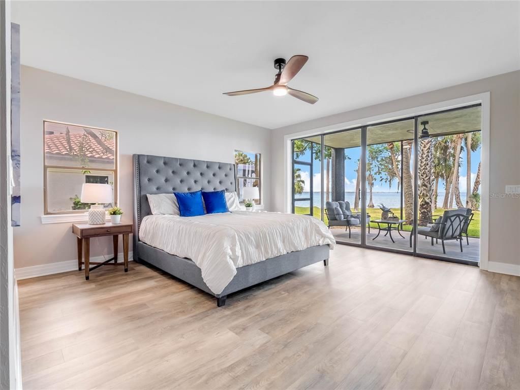 Bedroom, Interior, Water, Wood Texture Flooring