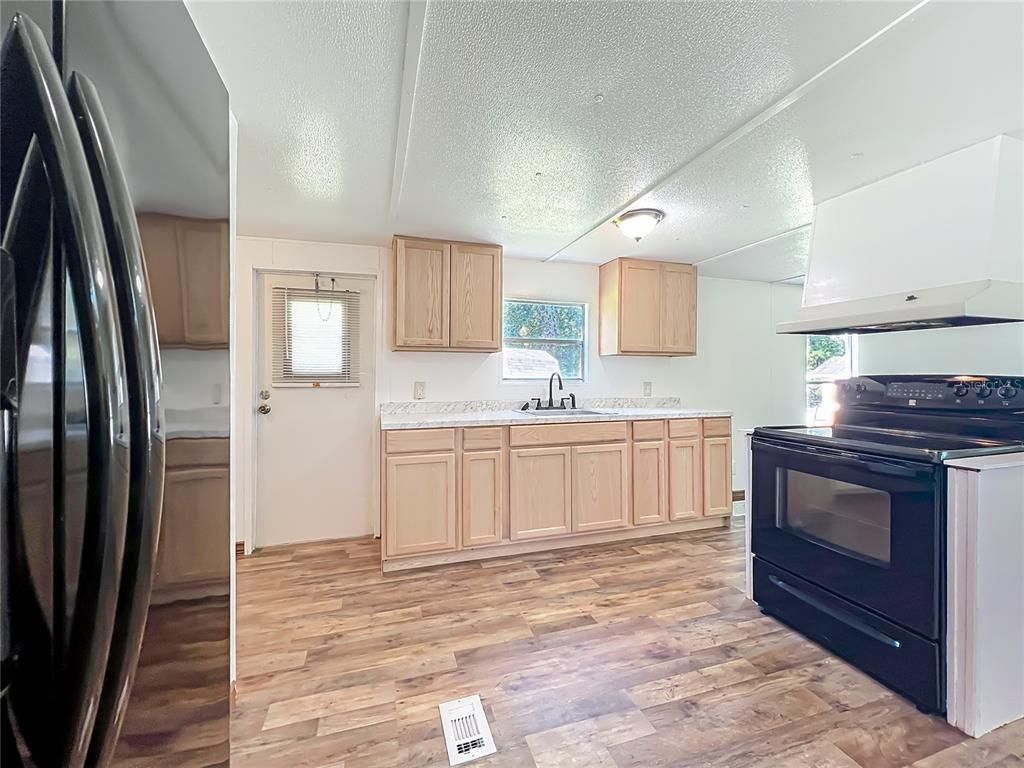 Interior, Kitchen, Wood Texture Flooring