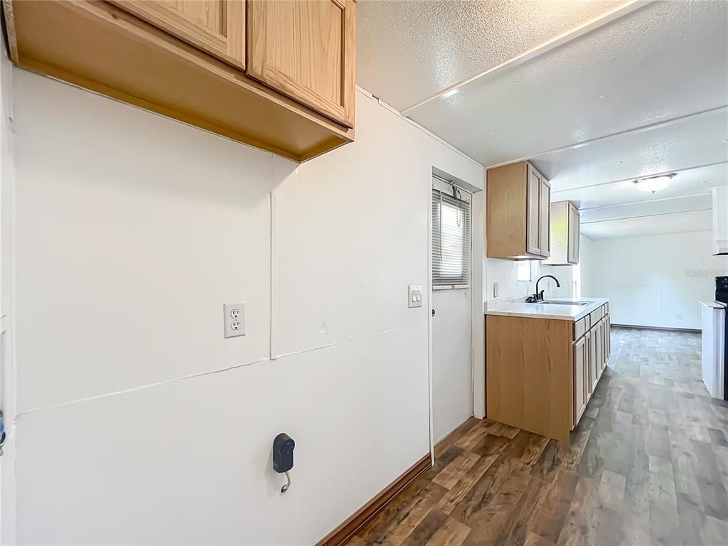 Interior, Kitchen, Wood Texture Flooring