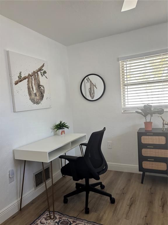 Home Office, Interior, Wood Texture Flooring