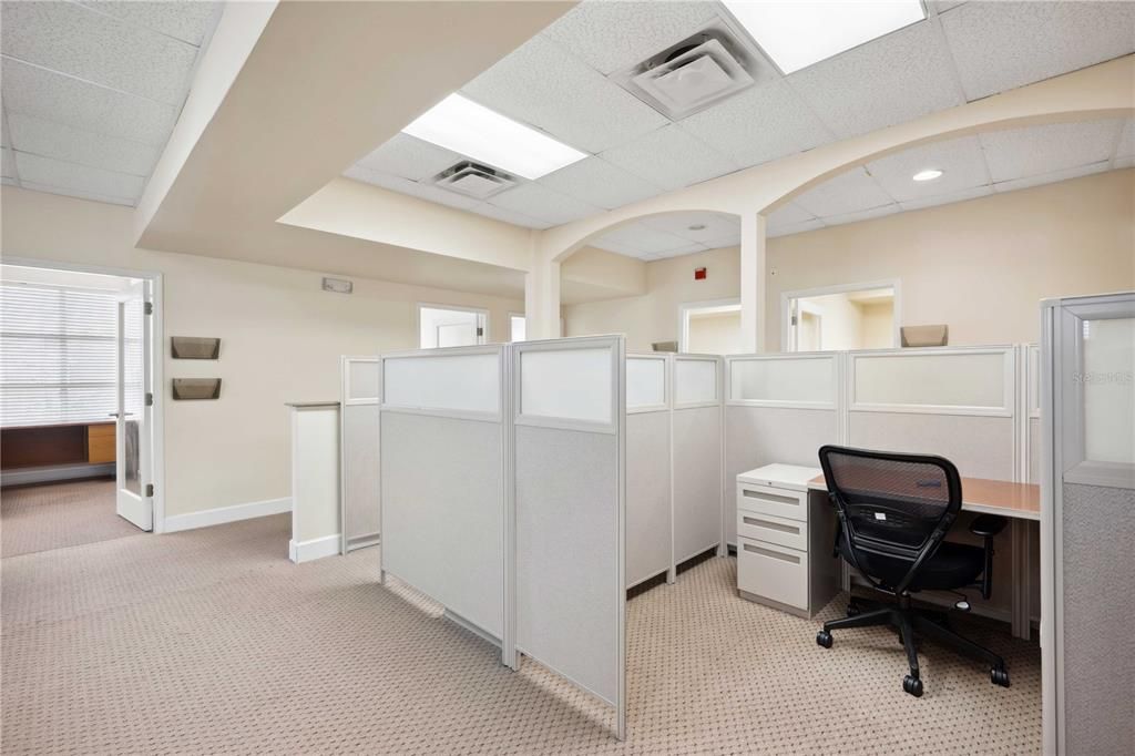 Home Office, Interior, Recessed Lighting