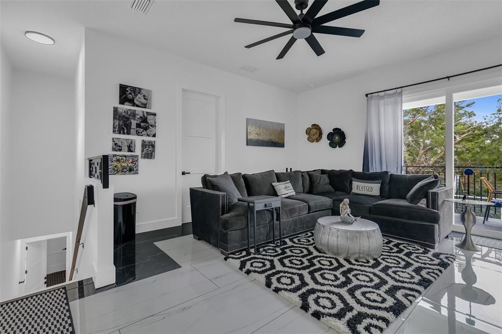 Interior, Living room, Marble, Recessed Lighting