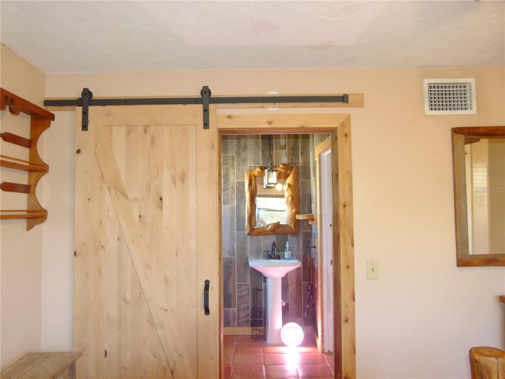 Bathroom, Interior, Wooden Walls