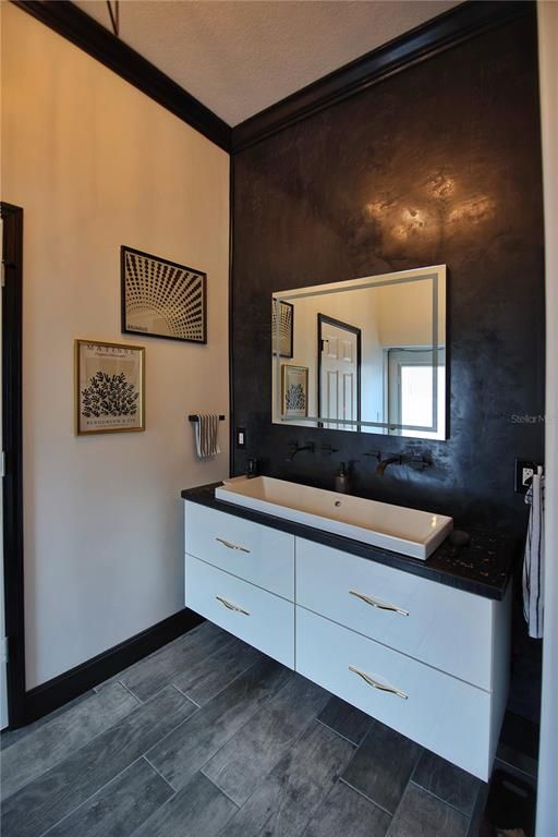 Bathroom, Interior, Wood Texture Flooring