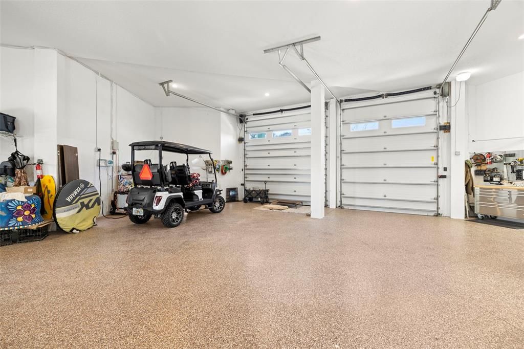 Garage, Interior, Recessed Lighting