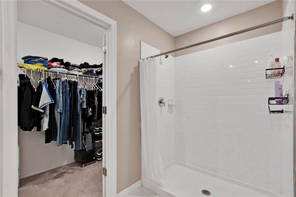 Bathroom, Interior, Recessed Lighting, Walk-in Closets