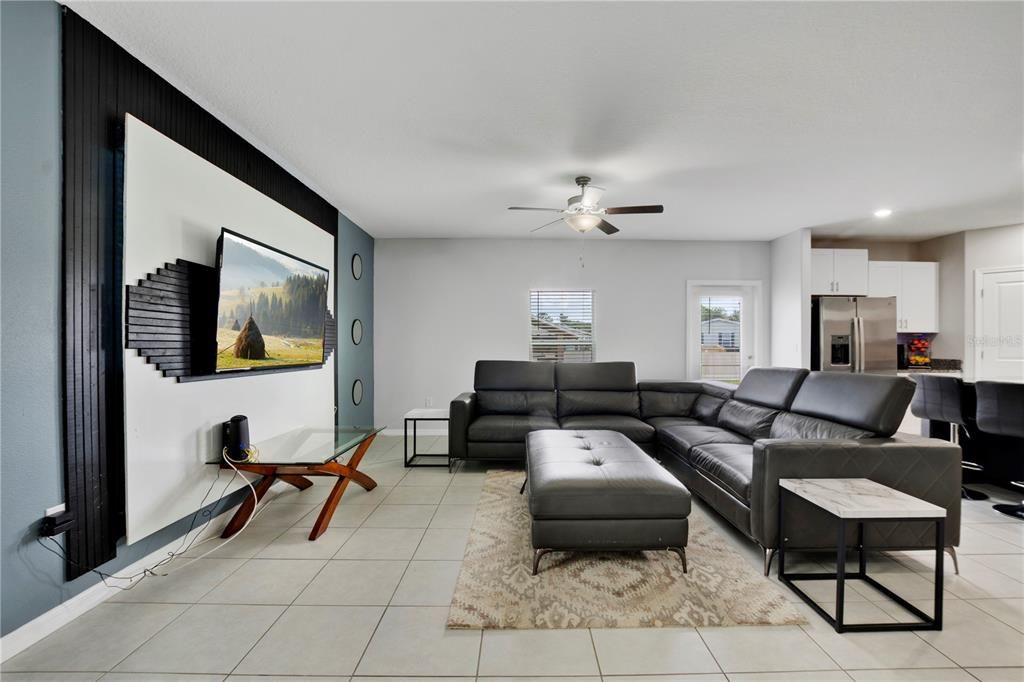 Interior, Kitchen, Living room, Recessed Lighting, Stainless Steel Appliances