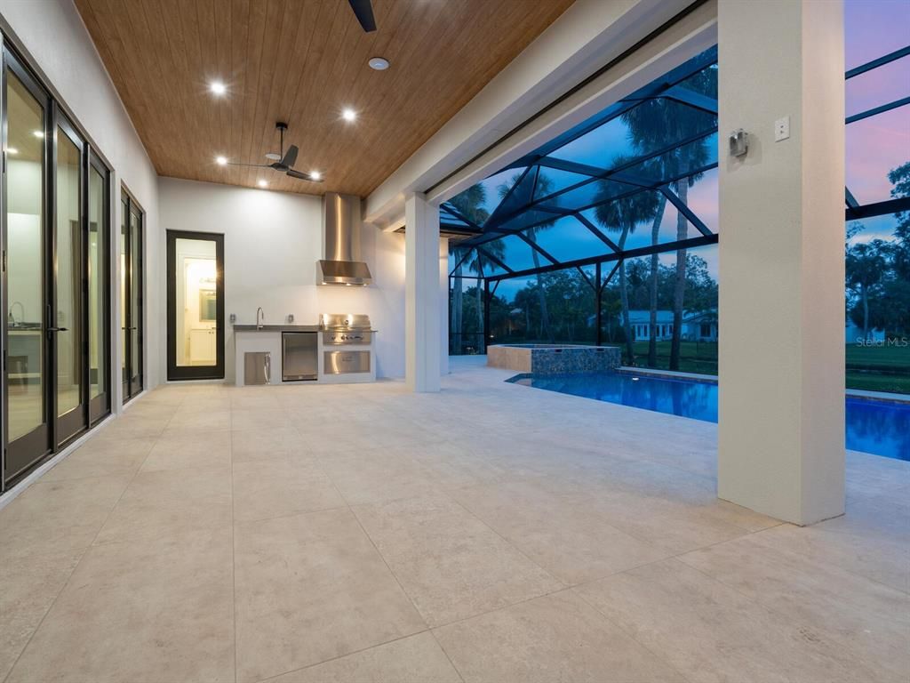 Glass Ceilings, Interior, Pool, Recessed Lighting, Sun Room, Wooden Ceilings